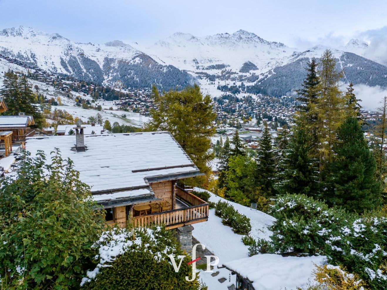 L'Alouvy Winter Dream Chalet For Family At Verbier Exterior foto