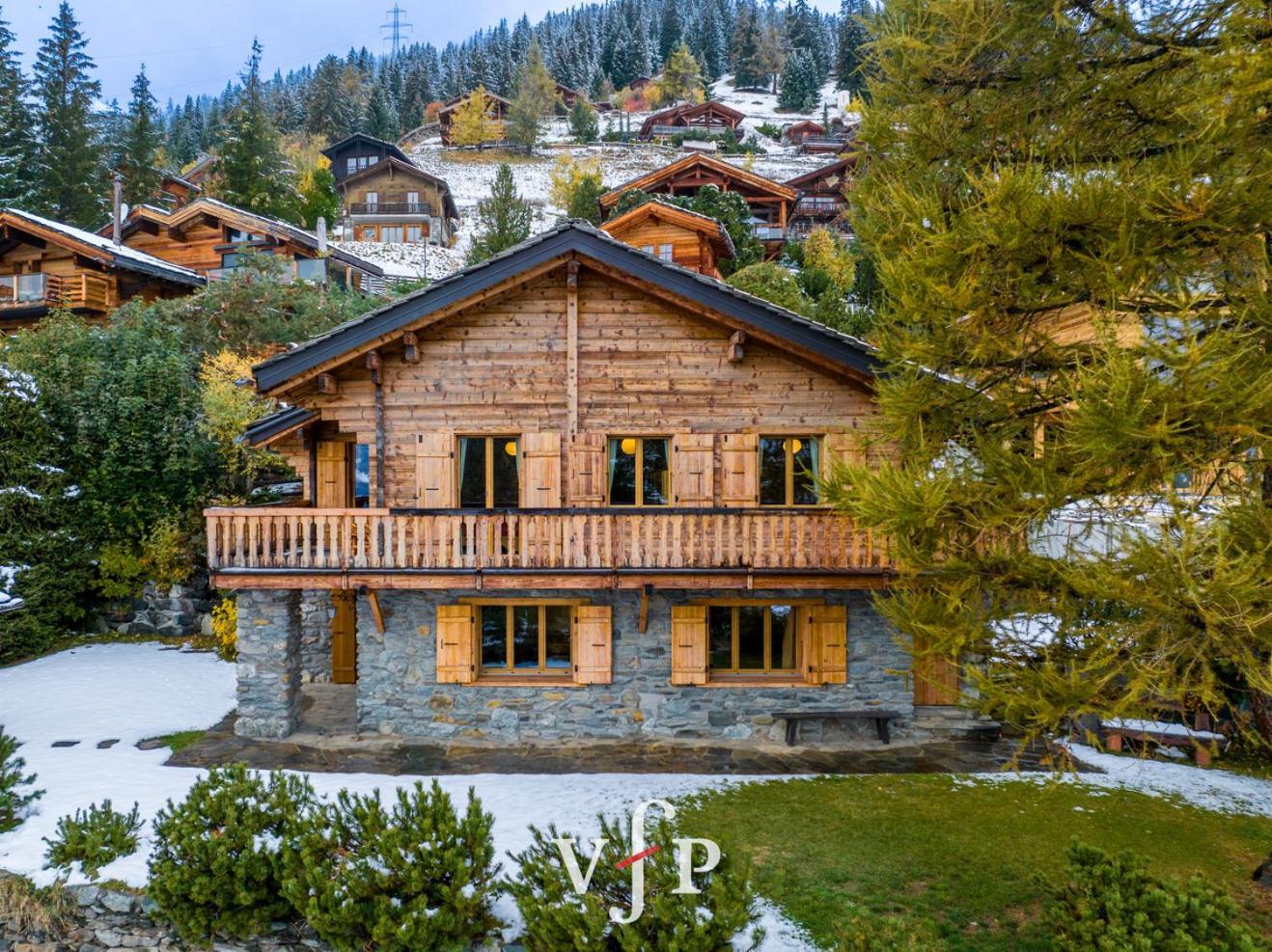 L'Alouvy Winter Dream Chalet For Family At Verbier Exterior foto