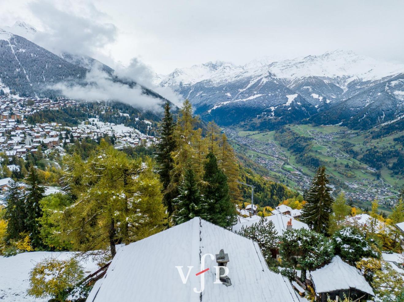 L'Alouvy Winter Dream Chalet For Family At Verbier Exterior foto